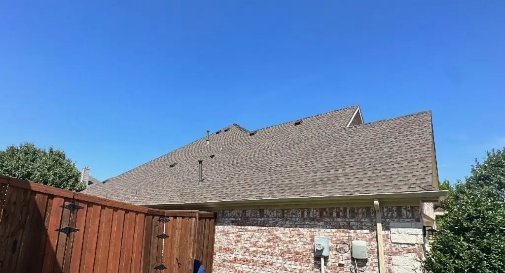 Completed roof replacement project in Windsor